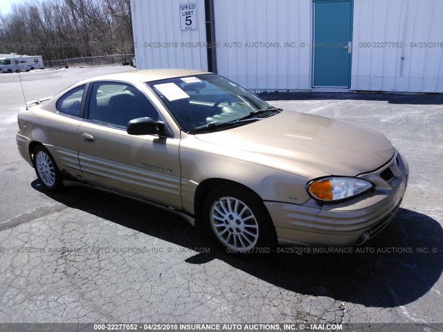 1G2NE12EXXM751703 - 1999 PONTIAC GRAND AM SE TAN photo 1