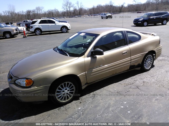 1G2NE12EXXM751703 - 1999 PONTIAC GRAND AM SE TAN photo 2