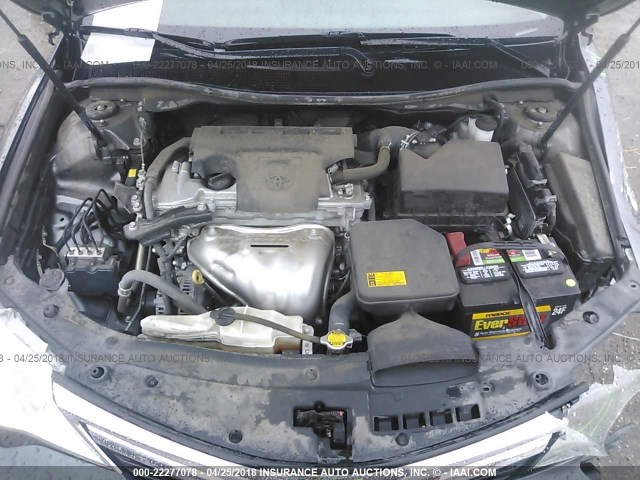 4T1BF1FK7EU728688 - 2014 TOYOTA CAMRY L/SE/LE/XLE ნაცრისფერი ფოტო 10