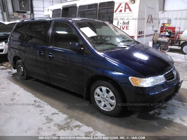 5FNRL18083B083062 - 2003 HONDA ODYSSEY EXL ლურჯი ფოტო 1