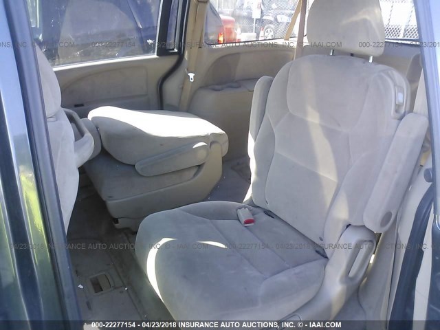 5FNRL38205B076414 - 2005 HONDA ODYSSEY LX GRAY photo 8