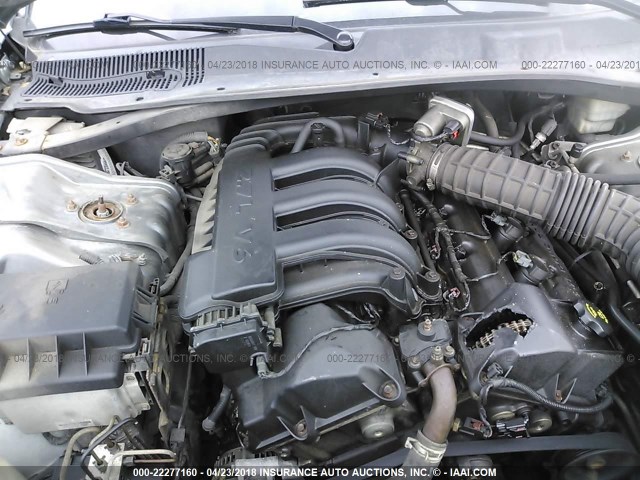 2D4FV47T06H344101 - 2006 DODGE MAGNUM SE GRAY photo 10