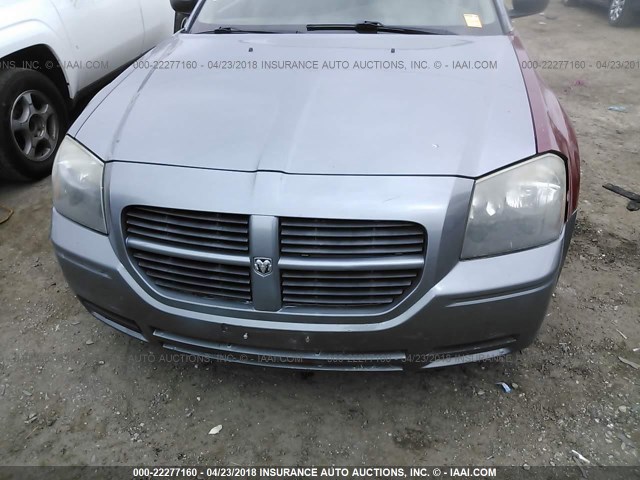 2D4FV47T06H344101 - 2006 DODGE MAGNUM SE GRAY photo 6