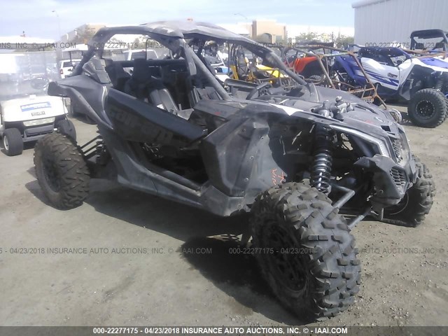 3JBVXAW28JK000518 - 2018 CAN-AM MAVERICK X3 X RS TURBO R GRAY photo 1