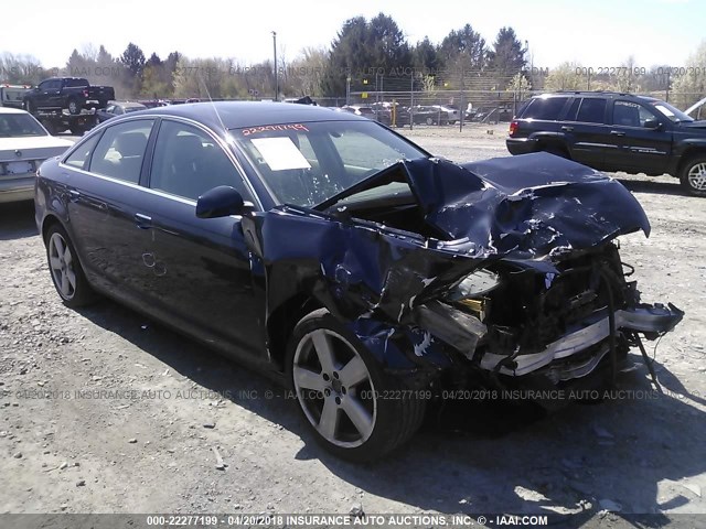 WAUDH74F68N110869 - 2008 AUDI A6 3.2 QUATTRO BLUE photo 1