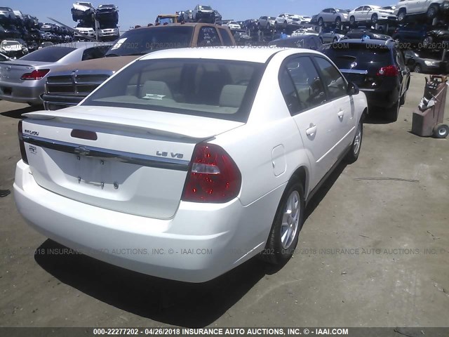 1G1ZT52805F311438 - 2005 CHEVROLET MALIBU LS 白色 照片 4
