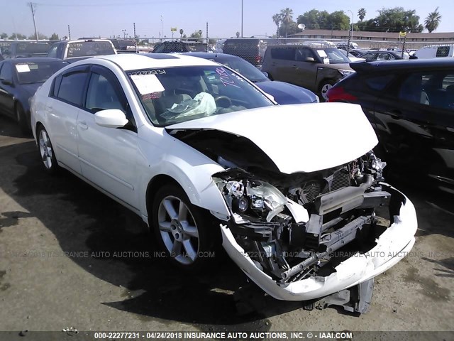 1N4BA41E96C832389 - 2006 NISSAN MAXIMA SE/SL WHITE photo 1