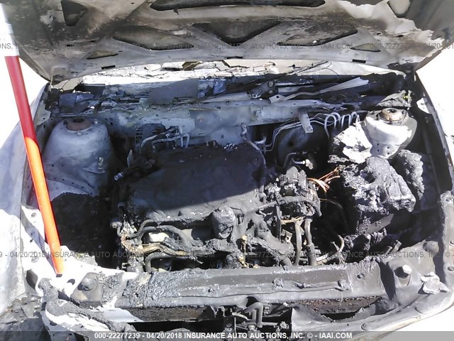 1G1ZA5EK6A4165632 - 2010 CHEVROLET MALIBU LS WHITE photo 10