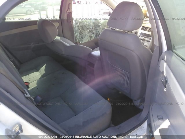 1G1ZA5EK6A4165632 - 2010 CHEVROLET MALIBU LS WHITE photo 8