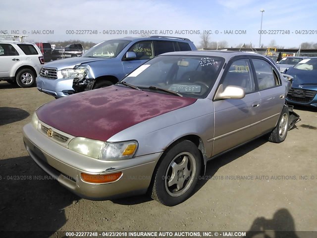 1NXBB02E9VZ592554 - 1997 TOYOTA COROLLA DX SILVER photo 2