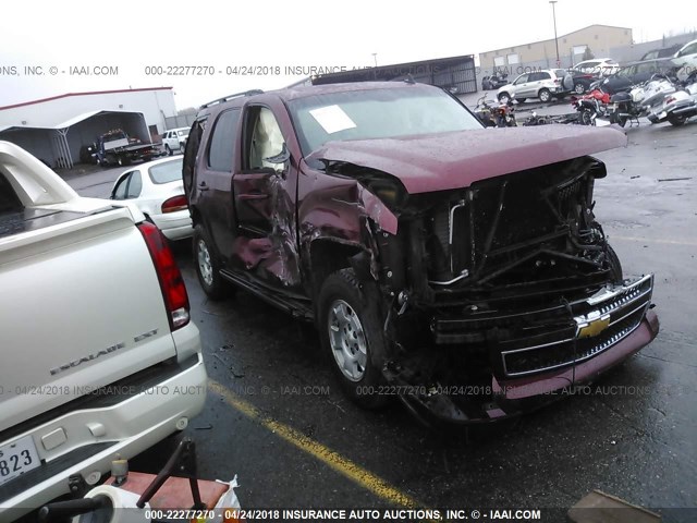 1GNFK13018J160519 - 2008 CHEVROLET TAHOE K1500 MAROON photo 1