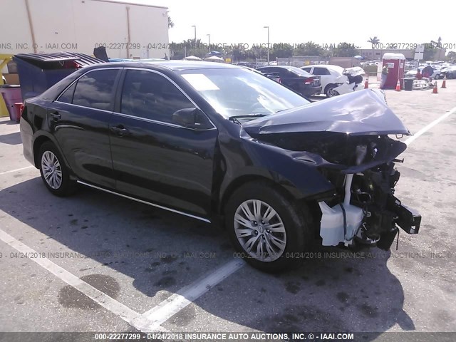 4T1BF1FK3EU393543 - 2014 TOYOTA CAMRY L/SE/LE/XLE 黑色 照片 1