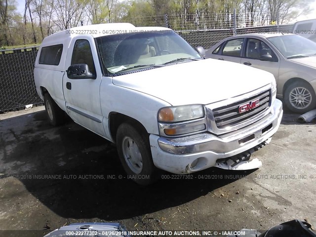 1GTEC14T63E299623 - 2003 GMC NEW SIERRA C1500 WHITE photo 1