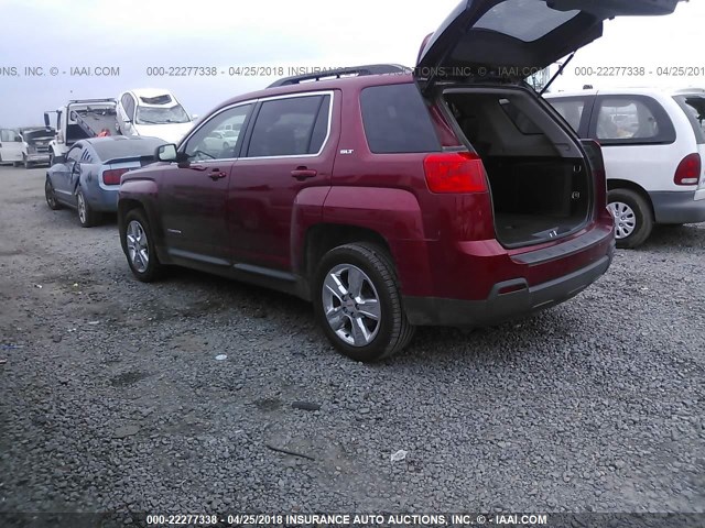 2GKALSEK2E6287460 - 2014 GMC TERRAIN SLT BURGUNDY photo 3