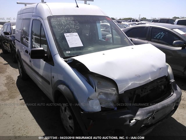 NM0LS6ANXDT166970 - 2013 FORD TRANSIT CONNECT XL WHITE photo 1