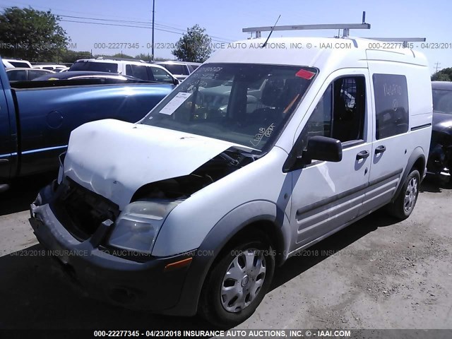 NM0LS6ANXDT166970 - 2013 FORD TRANSIT CONNECT XL WHITE photo 2