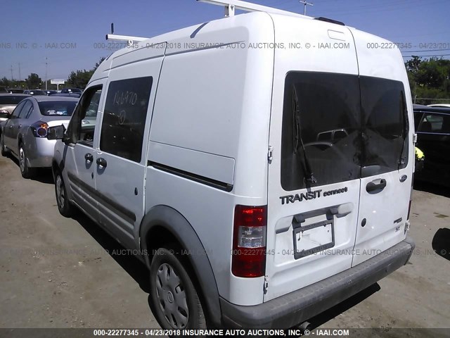 NM0LS6ANXDT166970 - 2013 FORD TRANSIT CONNECT XL WHITE photo 3