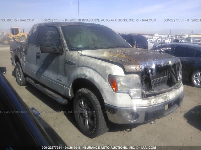 1FTFW1ET4BFC34949 - 2011 FORD F150 SUPERCREW WHITE photo 1