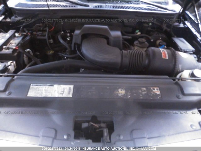 1FMPU16L31LB17285 - 2001 FORD EXPEDITION XLT 蓝色 照片 10