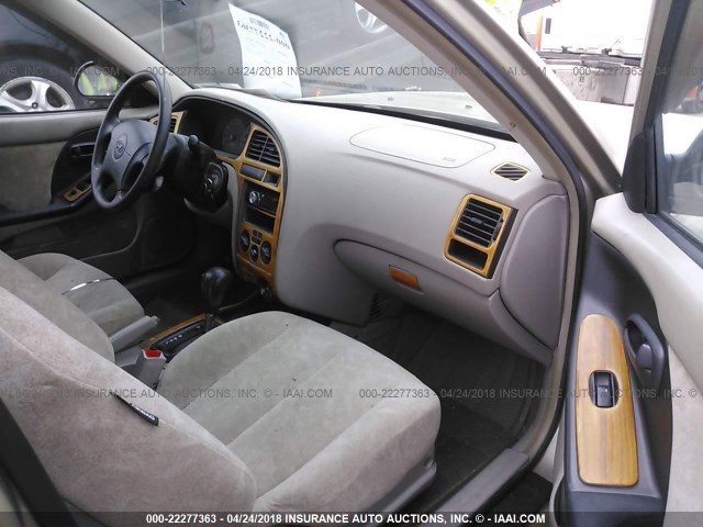 KMHDN45D82U396210 - 2002 HYUNDAI ELANTRA GLS/GT GRAY photo 5