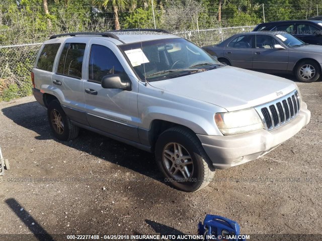 1J4GW48S72C292770 - 2002 JEEP GRAND CHEROKEE LAREDO SILVER photo 1