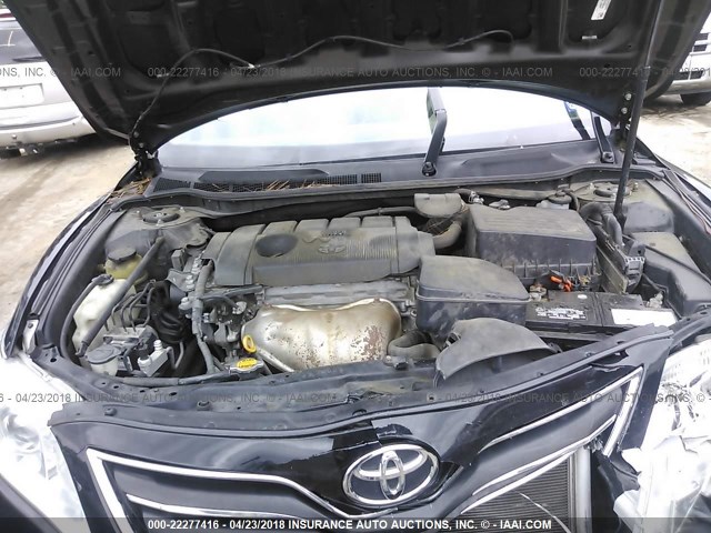 4T1BF3EK7BU176148 - 2011 TOYOTA CAMRY SE/LE/XLE BLACK photo 10