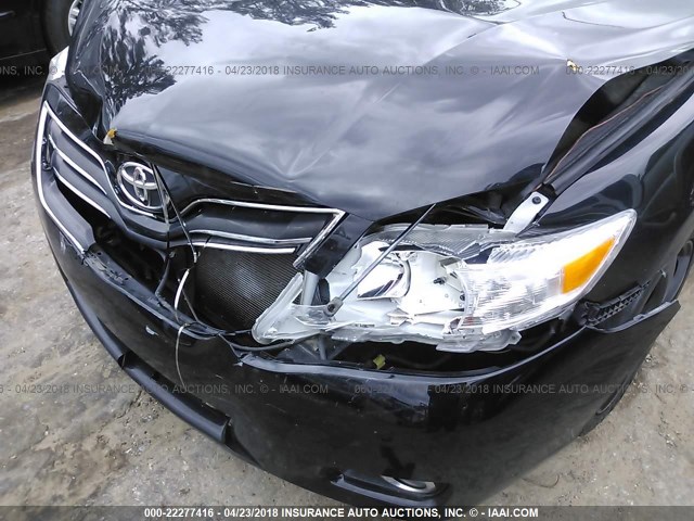 4T1BF3EK7BU176148 - 2011 TOYOTA CAMRY SE/LE/XLE BLACK photo 6
