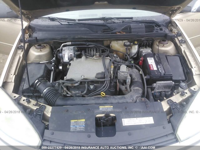 1G1ZT548X4F100842 - 2004 CHEVROLET MALIBU LS 金色 照片 10