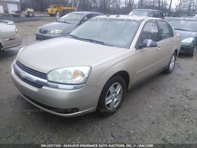 1G1ZT548X4F100842 - 2004 CHEVROLET MALIBU LS 金色 照片 2