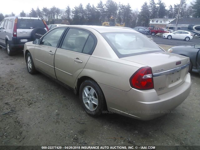 1G1ZT548X4F100842 - 2004 CHEVROLET MALIBU LS 金色 照片 3