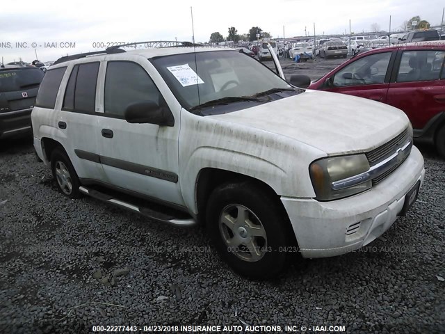 1GNDS13S932389459 - 2003 CHEVROLET TRAILBLAZER  WHITE photo 1