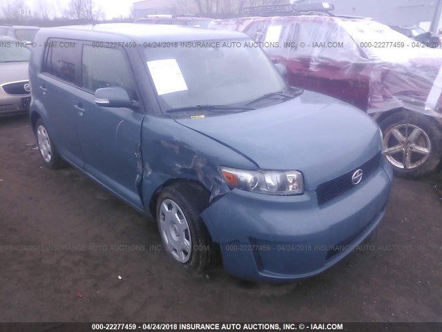 JTLKE50E781005497 - 2008 TOYOTA SCION XB BLUE photo 1