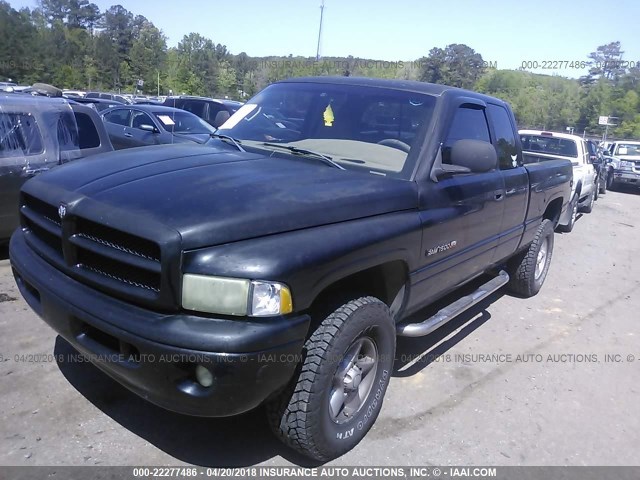 3B7HF13Z51M555865 - 2001 DODGE RAM 1500 BLACK photo 2