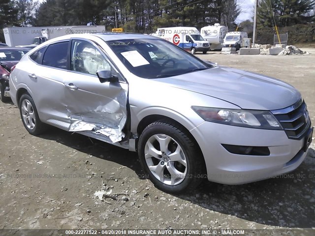 5J6TF2H54AL000231 - 2010 HONDA ACCORD CROSSTOUR EXL SILVER photo 1