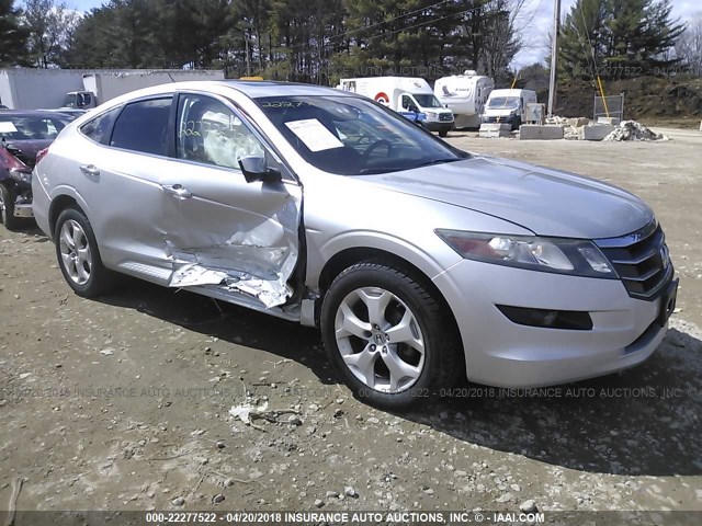 5J6TF2H54AL000231 - 2010 HONDA ACCORD CROSSTOUR EXL SILVER photo 6