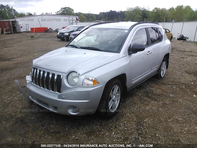 1J8FT47038D691679 - 2008 JEEP COMPASS SPORT GRAY photo 2