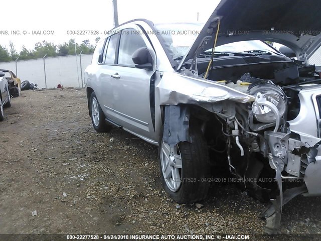 1J8FT47038D691679 - 2008 JEEP COMPASS SPORT GRAY photo 6