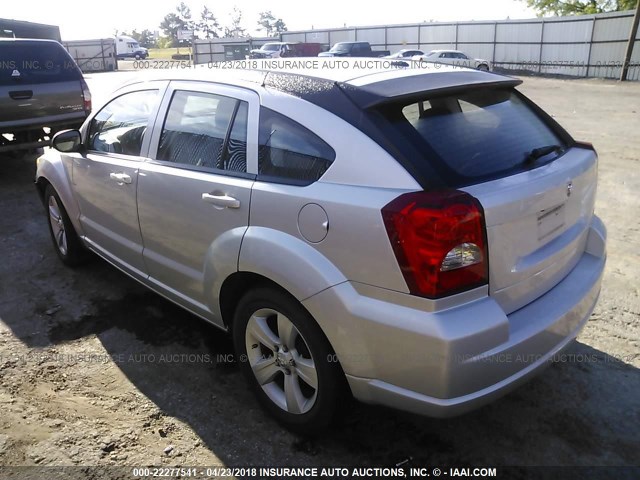 1B3CB3HA9BD296462 - 2011 DODGE CALIBER MAINSTREET SILVER photo 3