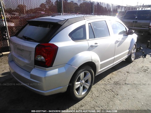 1B3CB3HA9BD296462 - 2011 DODGE CALIBER MAINSTREET SILVER photo 4