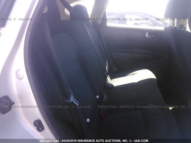 JN8AS5MV5DW639371 - 2013 NISSAN ROGUE S/SV SILVER photo 8