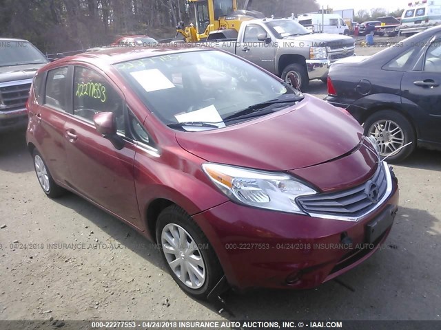 3N1CE2CP9GL352156 - 2016 NISSAN VERSA NOTE S/S PLUS/SV/SL/SR RED photo 1