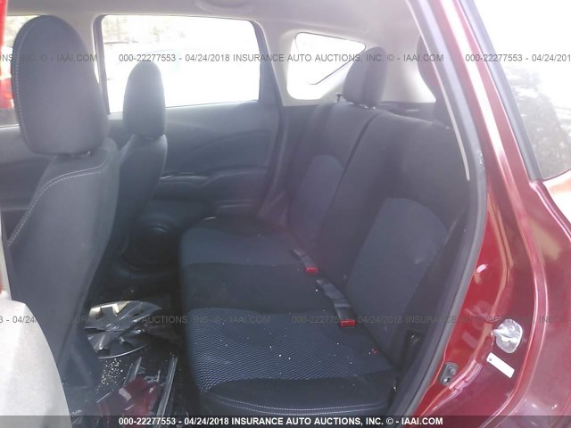 3N1CE2CP9GL352156 - 2016 NISSAN VERSA NOTE S/S PLUS/SV/SL/SR RED photo 8