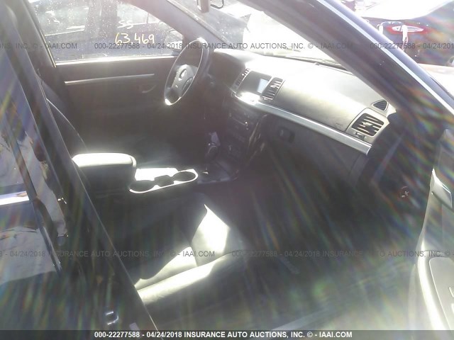 KNALD125485155419 - 2008 KIA AMANTI BLACK photo 5