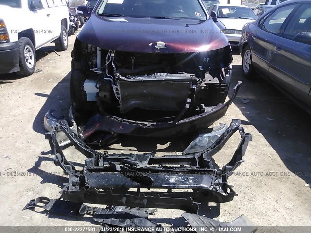 5XYKW4A22CG283000 - 2012 KIA SORENTO SX MAROON photo 6