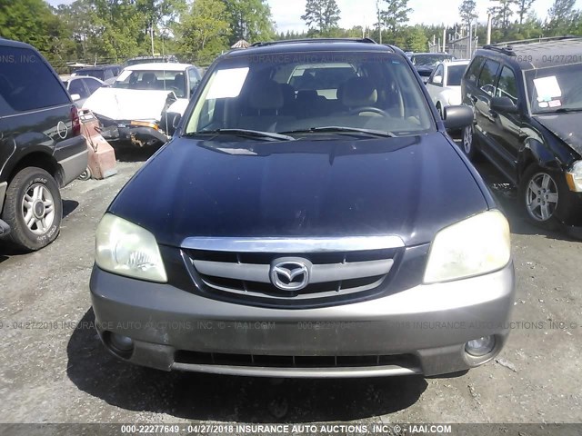 4F2YZ94144KM02775 - 2004 MAZDA TRIBUTE LX BLACK photo 6