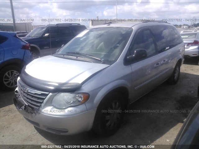 2A8GP54L36R866228 - 2006 CHRYSLER TOWN & COUNTRY TOURING SILVER photo 2