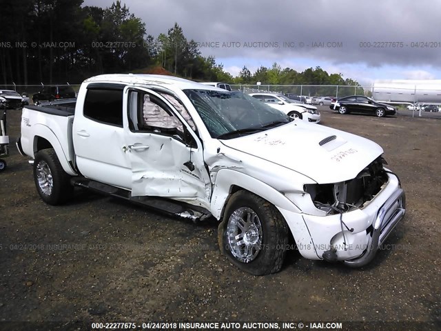 3TMJU62N99M072054 - 2009 TOYOTA TACOMA DOUBLE CAB PRERUNNER WHITE photo 1