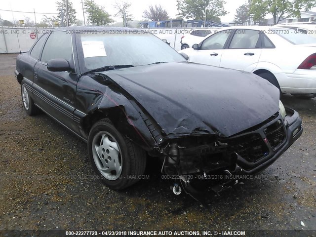 1G2NE15M1SM518708 - 1995 PONTIAC GRAND AM SE BLACK photo 1