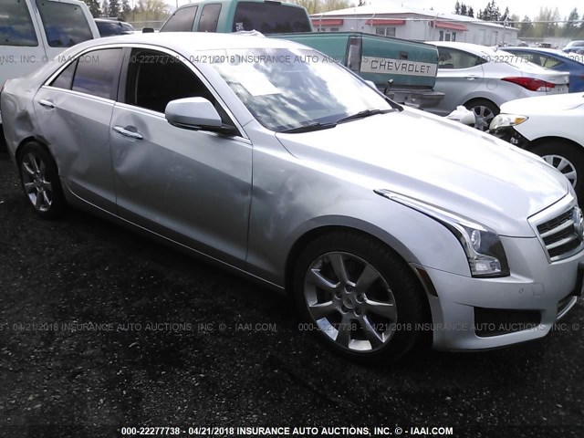 1G6AB5RX2D0153144 - 2013 CADILLAC ATS LUXURY SILVER photo 1