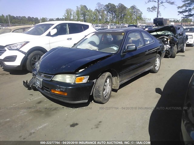 1HGCD7260VA036561 - 1997 HONDA ACCORD EX/EX-R GREEN photo 2